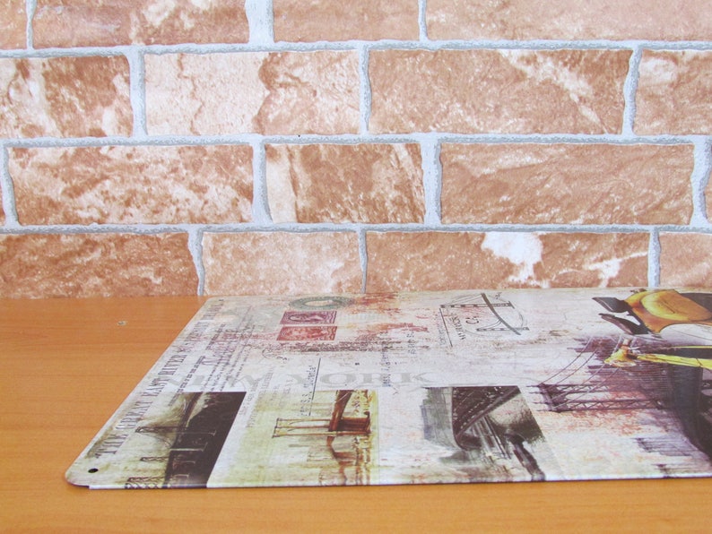 Impresiones Digitales Signo De Metal Metal Personalizado Reg