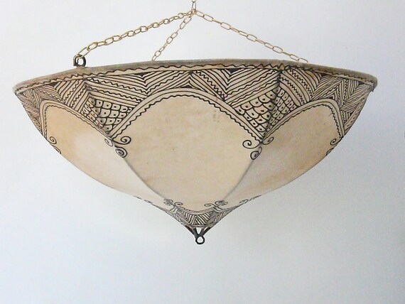 Oriental Ceiling Light Lamp Light Henna Leather Marrakech O 60 Cm 905436 0002