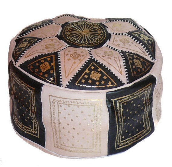 Oriental Cushions Floor Cushions Pouf Stool Leather Cushions O Etsy