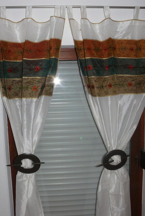 Curtains Pelmets Orientalischer Vorhang Schlaufen Schal Stoff