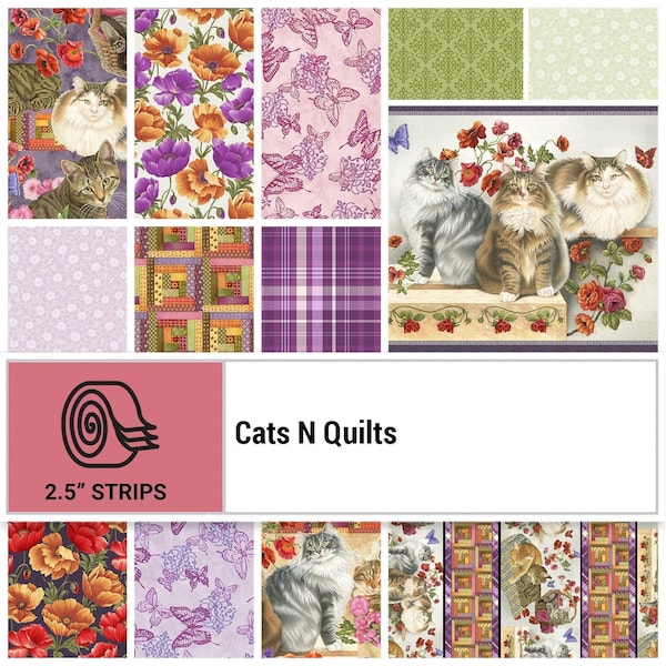 Cats N Quilts - Jelly Roll (40)