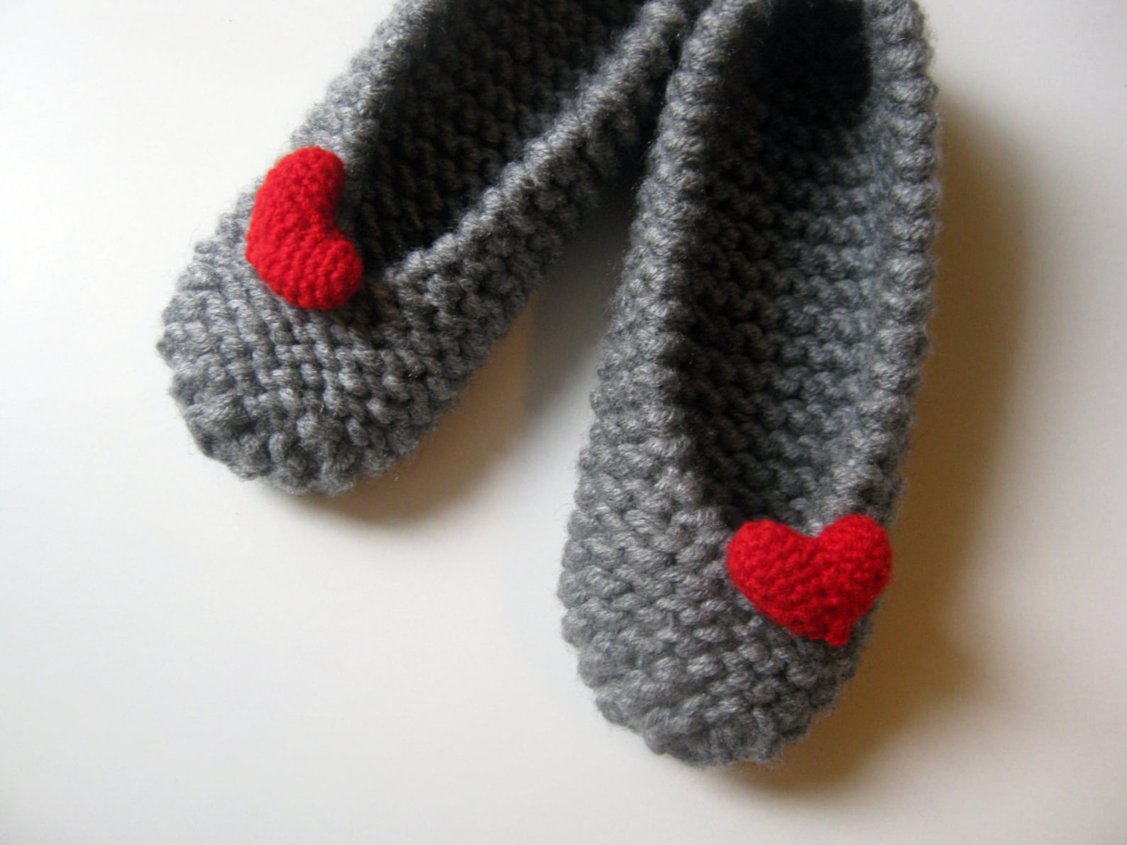 knitted house slippers