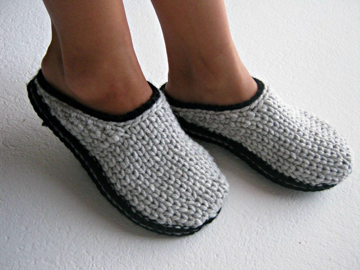 Clog Slippers Crochet Slippers Crochet Knit Clogs Adult Etsy