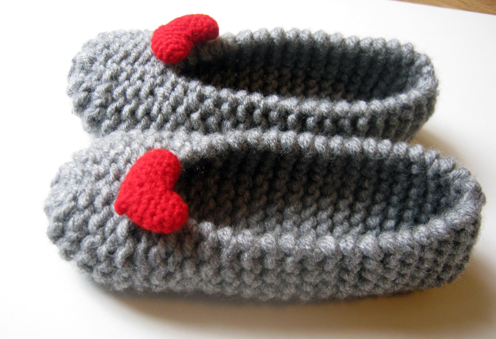 knitted house slippers