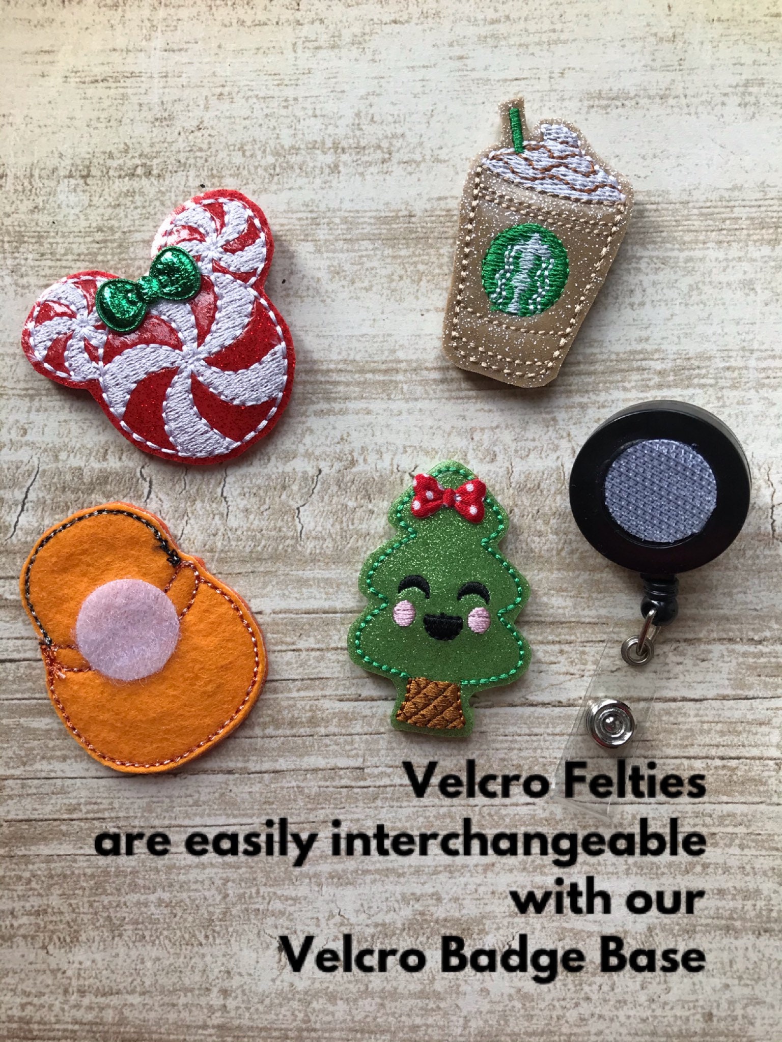 Velcro Badge Base / Badge Base / ID Badge Reel Etsy