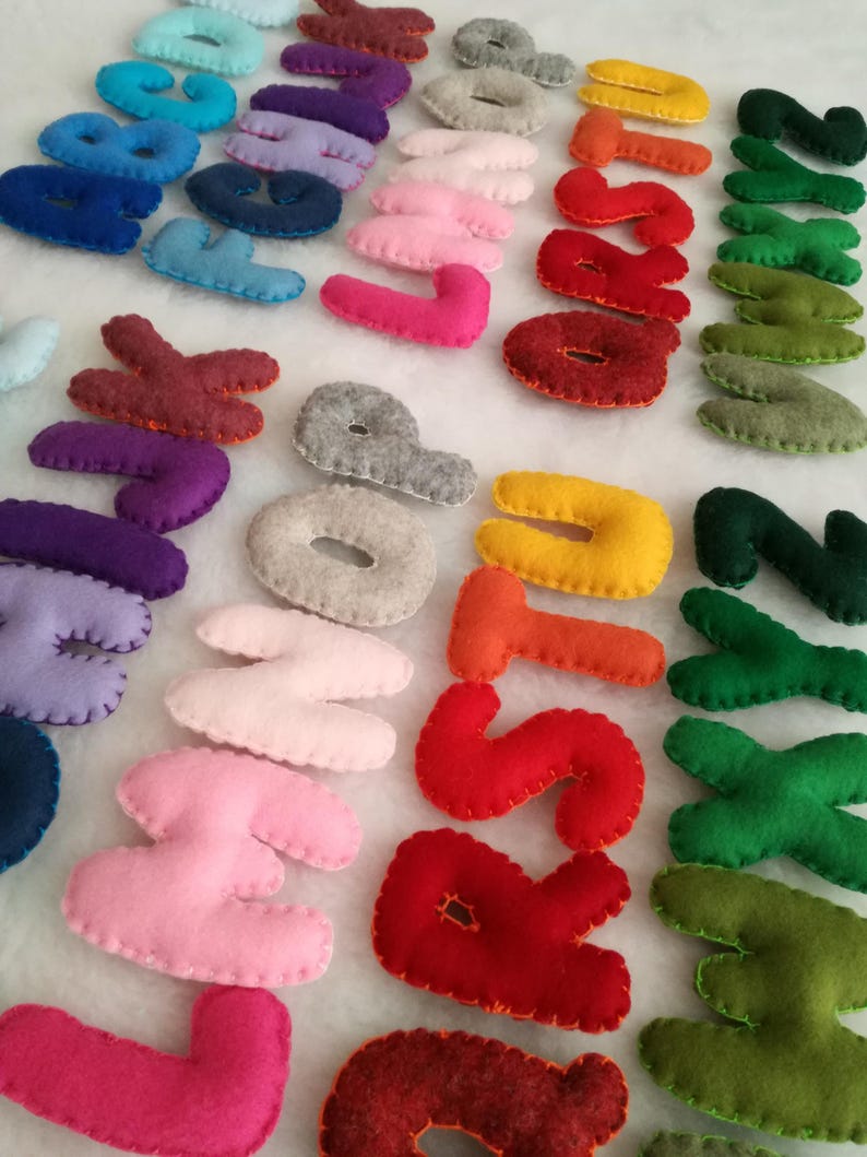 Felt Alphabet Letters, Soft Alphabet, Educational Games, Childhood ...