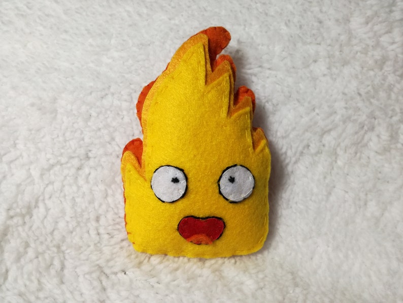calcifer plush pattern