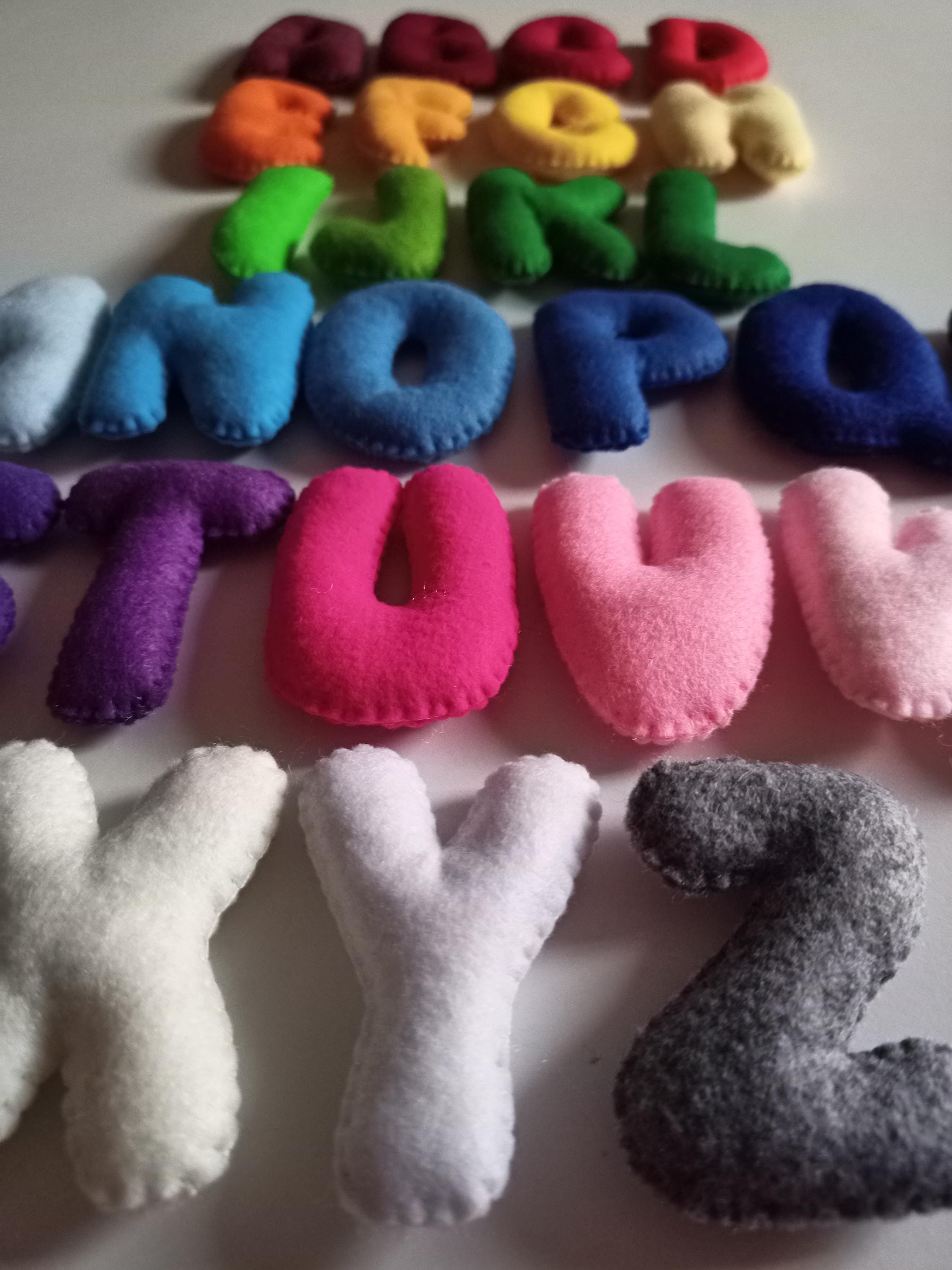 Felt Alphabet Letters, Soft Alphabet, Educational Games, Childhood ...