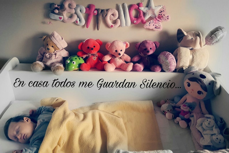 Name Banner Felt Estrella Baby Infant Kids Room Mobile Letters Etsy
