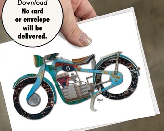 Printable 5x7 Card - Digital Download - “Cycle 5”