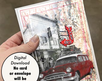 Printable 5x7 Card - Digital Download - “Bears’ Picnic”