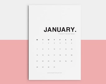Printable calendar | Etsy