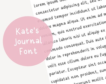 Neat Handwritten Font | Cute Handwriting Font | Neat Handwriting for Digital Planner | Digital Notes Font | Note Taking Font by MADEtoPLAN