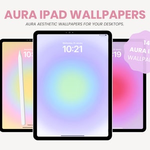 Aura Aesthetic Wallpaper Background for iPad | Cute iPad Wallpaper | Aesthetic Gradient Wallpaper | Tablet & iPad Screensaver by MADEtoPLAN