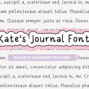 Neat Handwritten Font | Cute Handwriting | Realistic Font for Digital Planner | Font for Digital Notes | Goodnotes iPad Font by MADEtoPLAN