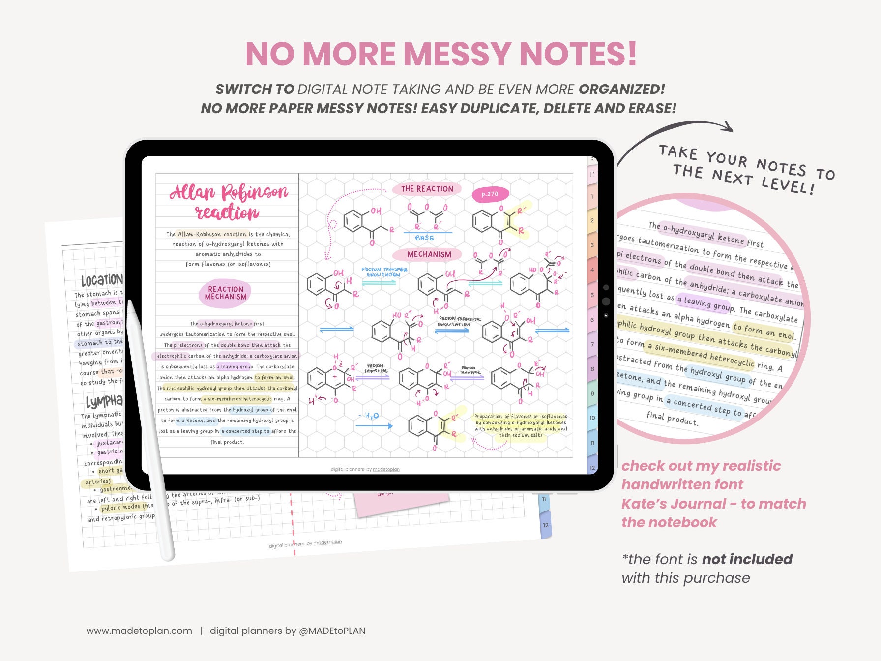 Digital Notebook Bundle | Landscape Digital Notebooks | Student ...