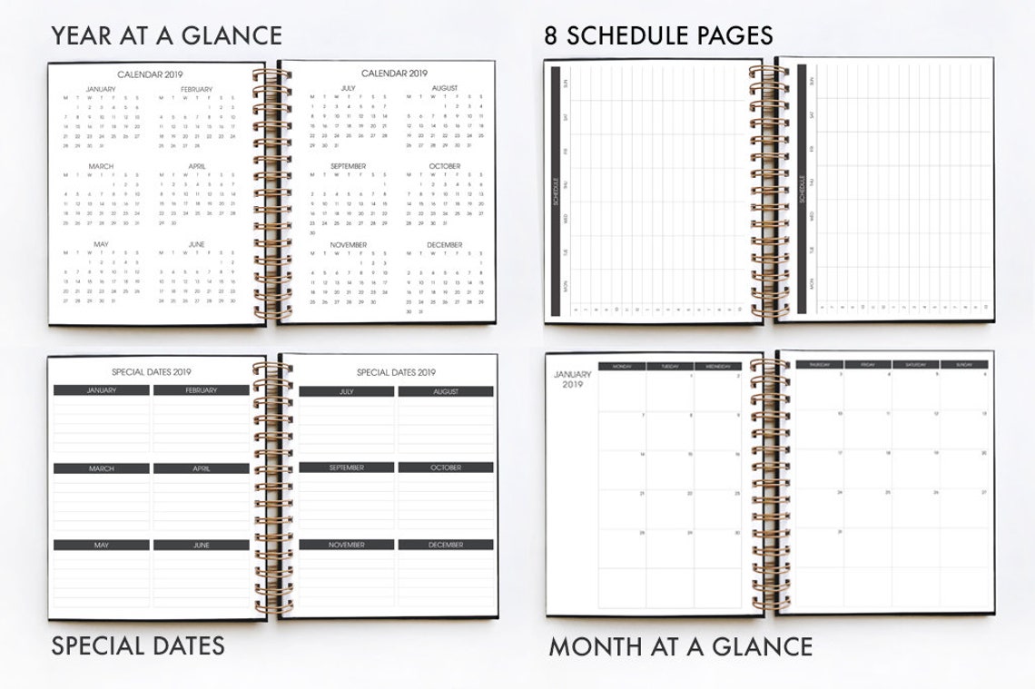 20232024 Custom Personalized Planner 2023 Daily Planner Etsy