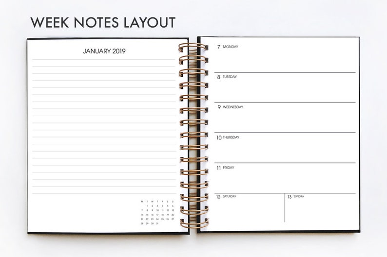 20232024 Planner Personalized Weekly Hourly Planner Etsy