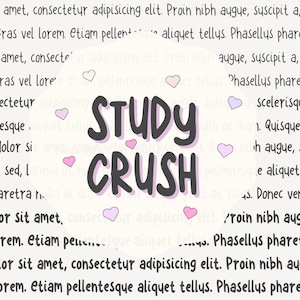 Police Study Crush | Police manuscrite soignée | Police réaliste pour la prise de notes par les étudiants | Police pour les notes numériques et la planification numérique par MADEtoPLAN