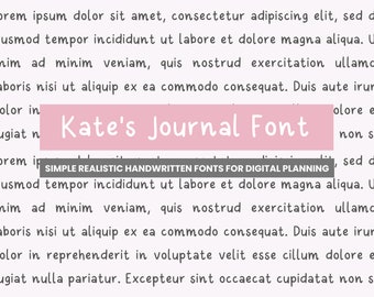 Neat Handwritten Font | Cute Handwriting Font | Neat Handwriting for Digital Planner | Digital Notes Font | Note Taking Font by MADEtoPLAN