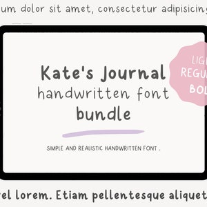 Police manuscrite soignée | Écriture manuscrite mignonne | Police réaliste pour planificateur numérique | Police pour notes numériques | Police iPad Goodnotes par MADEtoPLAN