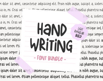 Neat Handwritten Font | Cute Realistic Handwriting Font for Digital Planner Note Taking | iPad Goodnotes Digital Planning Font by MADEtoPLAN