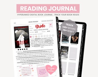 Digital Reading Journal | Reading Planner | Book and Reading Tracker | Book Review | Reading Book Log for iPad Goodnotes by MADEtoPLAN