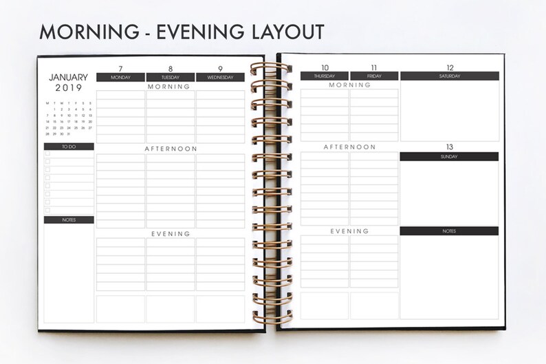 Daily Planner 2022 / Planificador semanal 20222023 Agenda Etsy