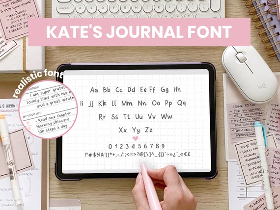 Handwritten Font Handwriting Study Notes Font Digital Font - Etsy
