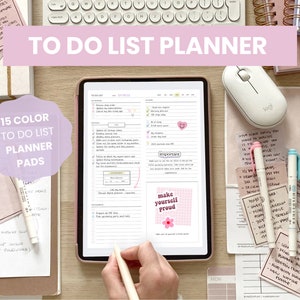Digital planerare för att göra-lista | Checklista för uppgiftslista | Minimalistisk utskrivbar att göra-lista | Mall för iPad-att-göra-lista för Goodnotes av MADEtoPLAN