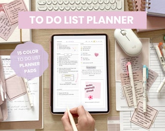 To Do List Digital Planner | Task List Checklist | Minimalist To Do List Printable | iPad To Do List Template for Goodnotes by MADEtoPLAN