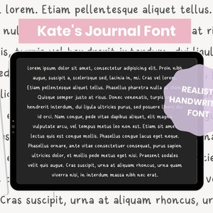 Police manuscrite soignée | Écriture manuscrite mignonne | Police réaliste pour planificateur numérique | Police pour notes numériques | Police iPad Goodnotes par MADEtoPLAN