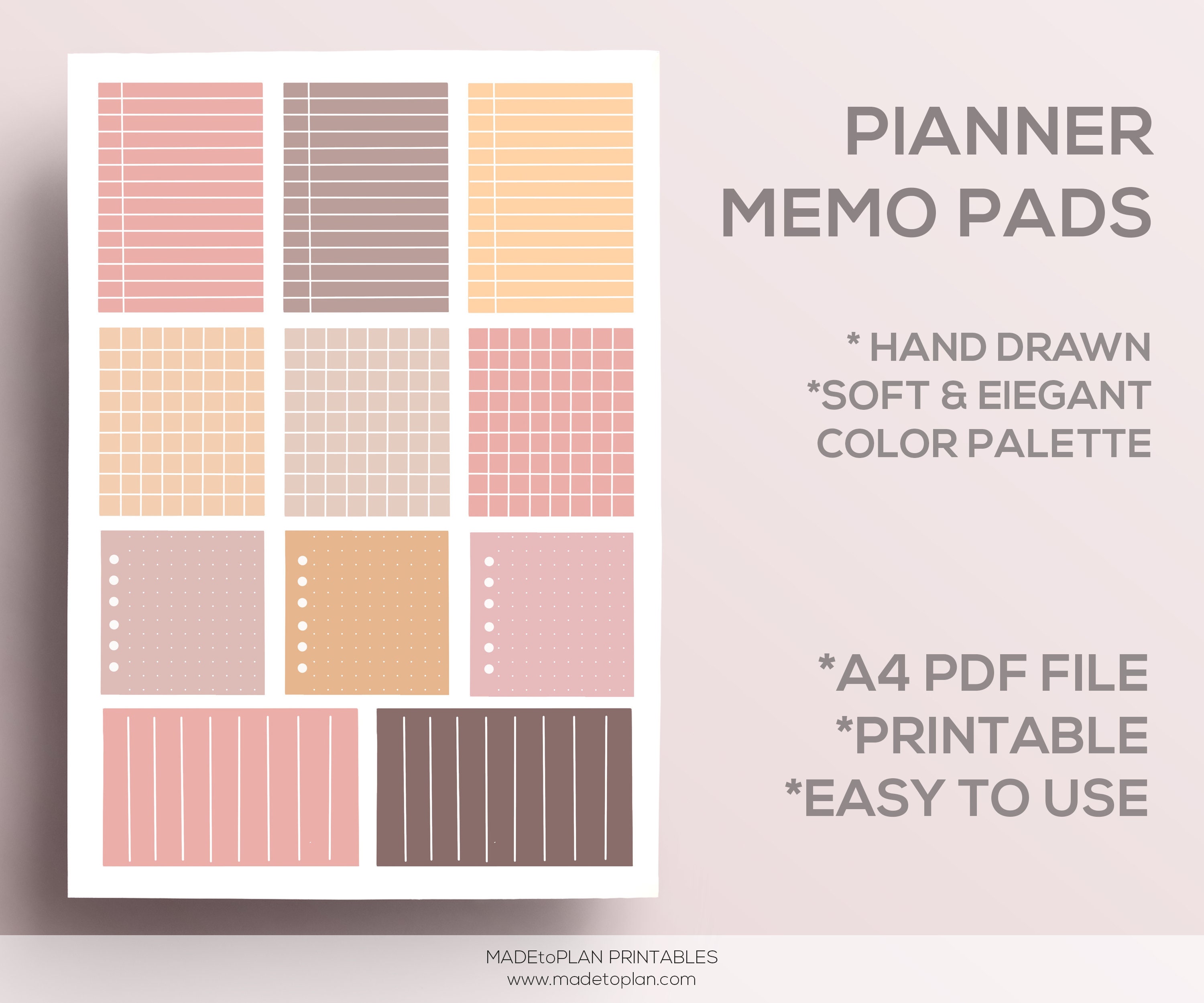 Printable Bullet Journal Planner Kit - Printable Stickers - Printable ...