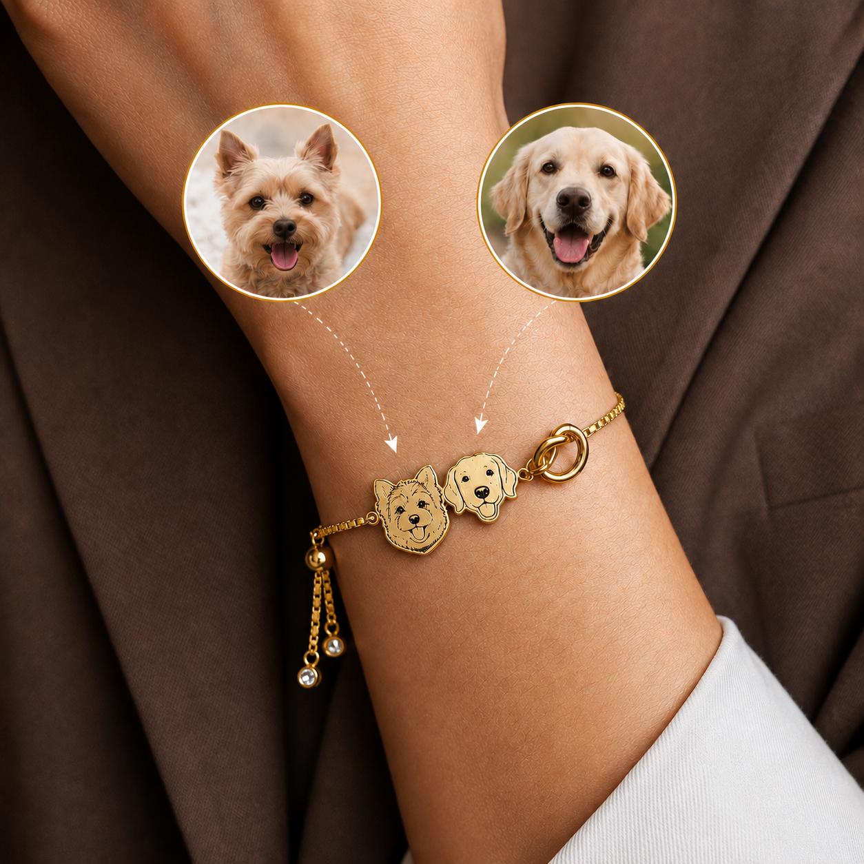 Dog hair bracelet - Etsy 日本