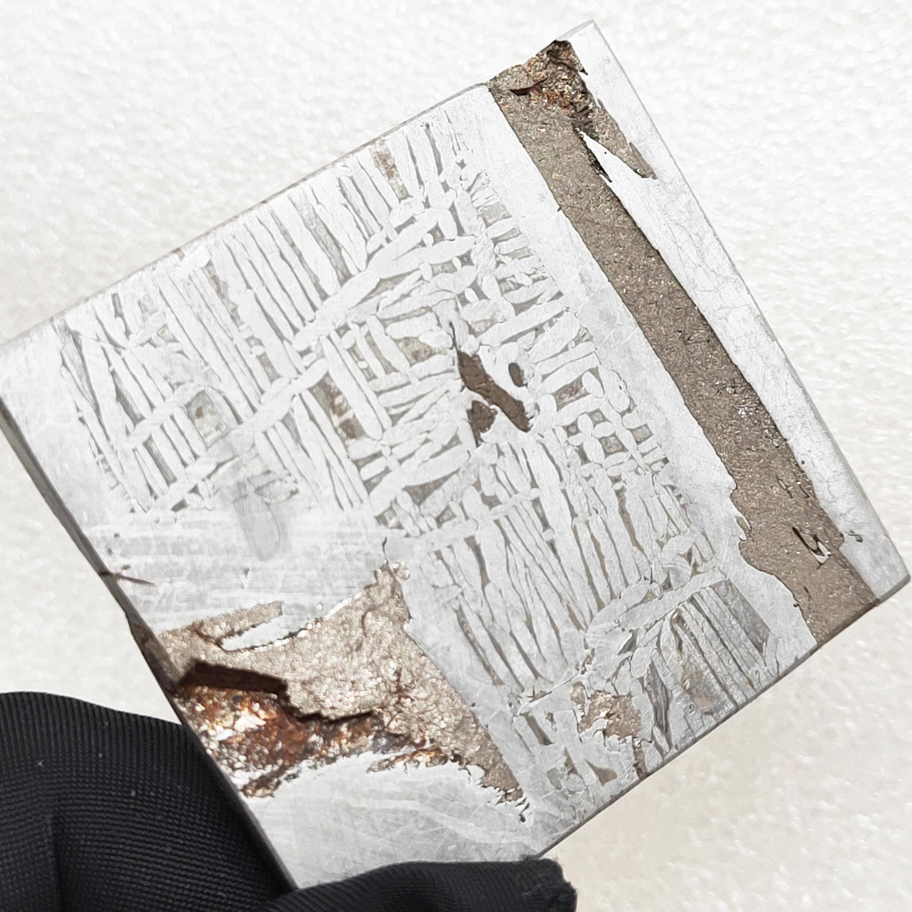 60.4g ムオニオナルスタ隕石スライス、隕石標本、天然隕石材料標本