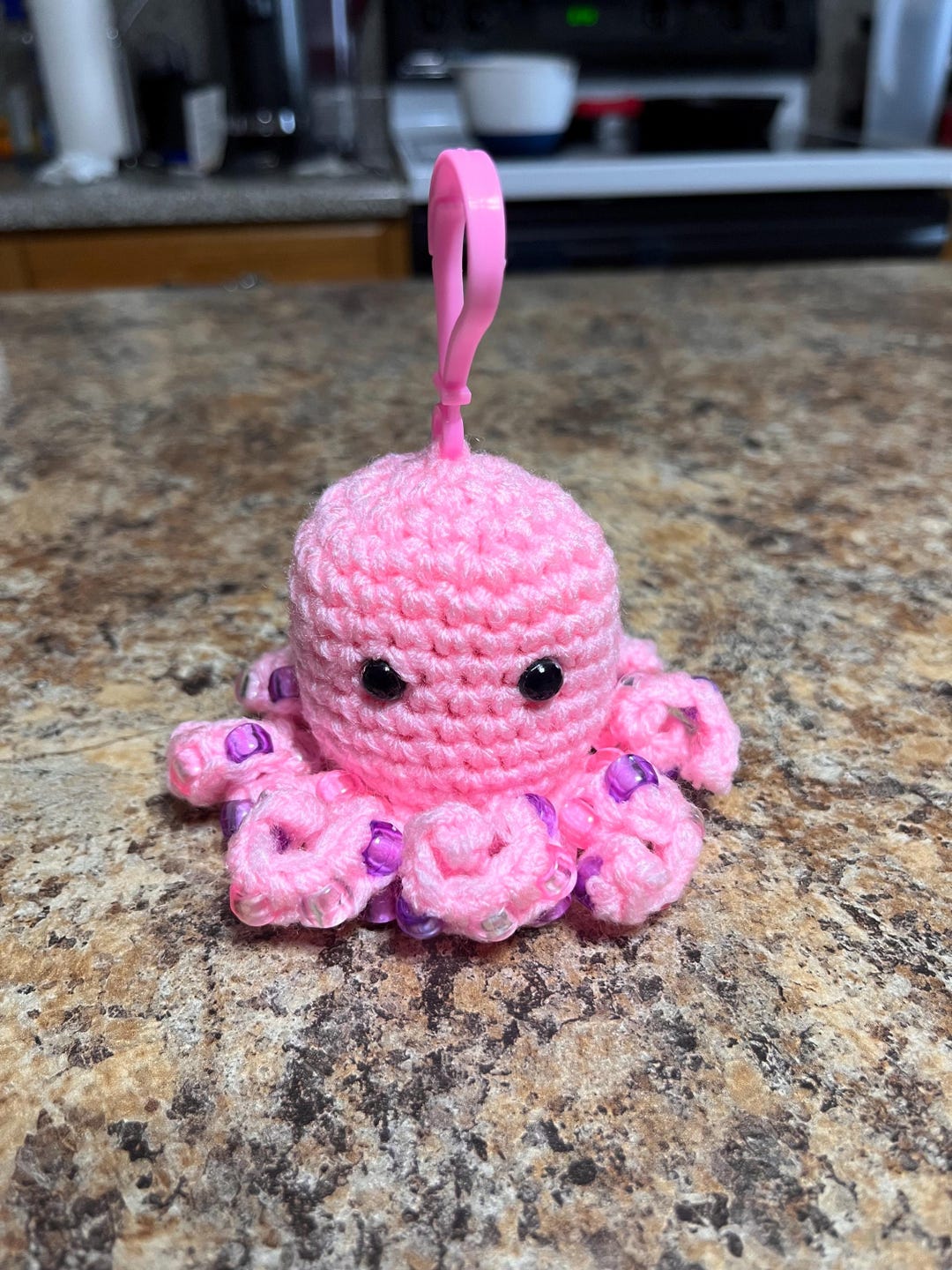 Fidget Key Chain Octopus Handmade Crochet - Etsy
