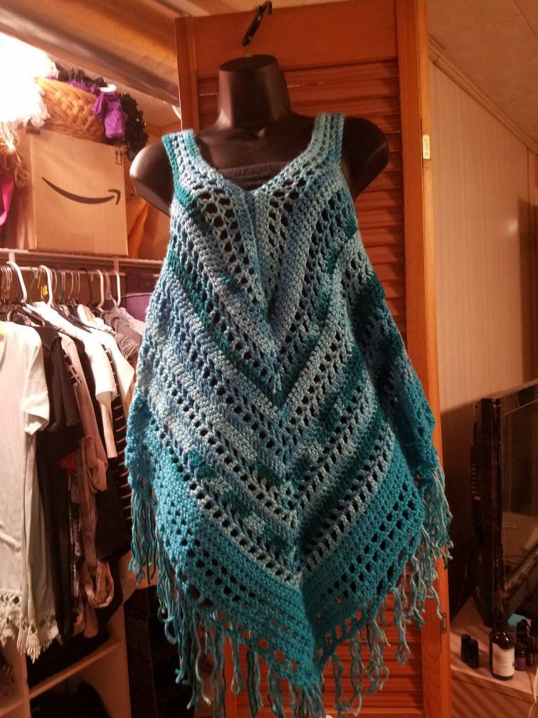 Crocheted cover up dress Etsy
