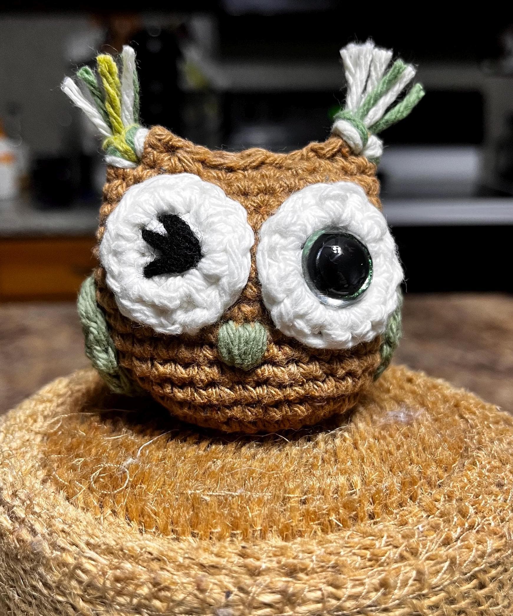 Mini owl handmade crochet