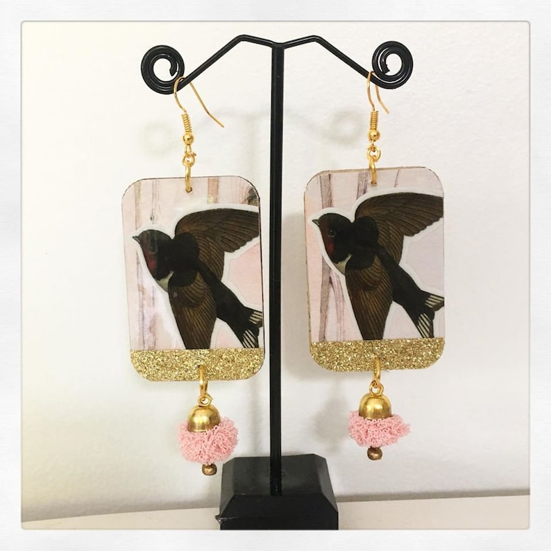 Bird earrings