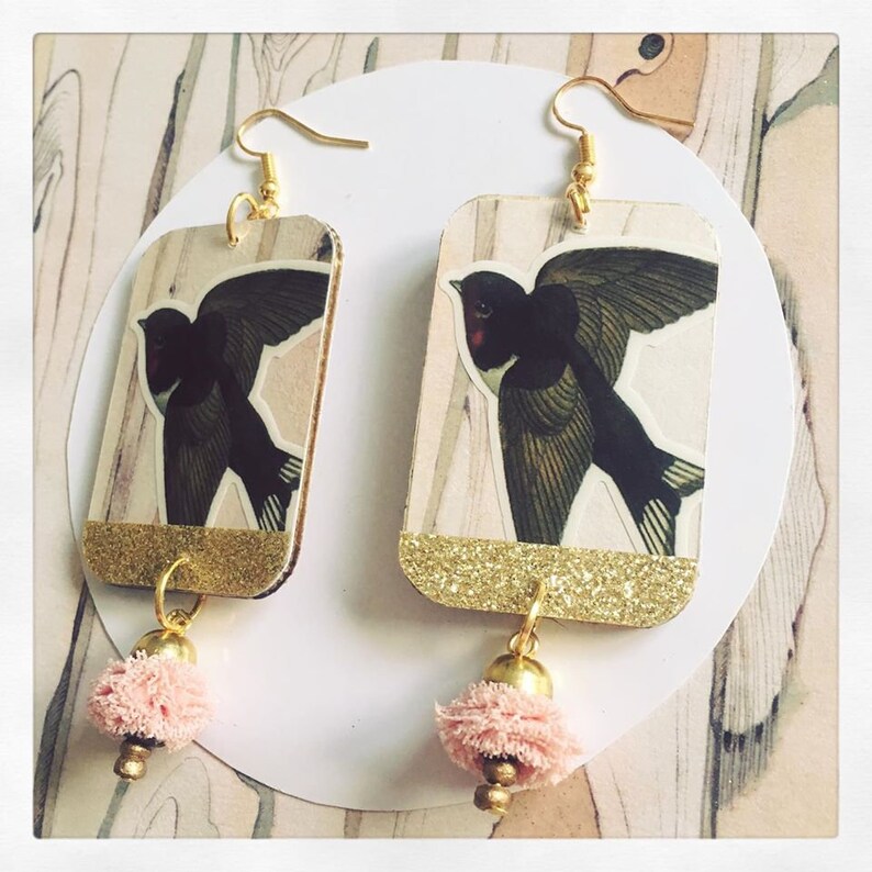 Bird earrings