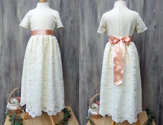 cream colored bridesmaid dresses