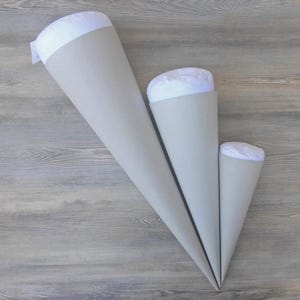 Bastelset für Schultüte, Papprohling und Kisseninlett, drei Größen zur Wahl: 35cm, 50cm, 70cm