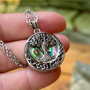 Celtic Tree of Life In Loving Memory Necklace | Stainless Steel Cremation Jewelry For Ashes