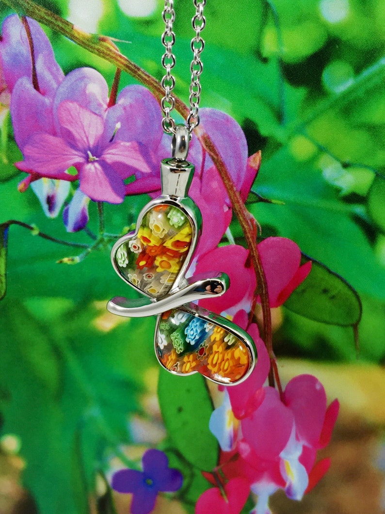 Butterfly Cremation Jewelry Silver Stainless Steel & Etsy