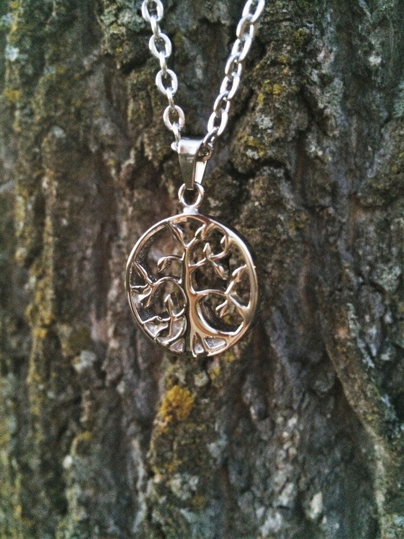Cremation Jewelry Tree of Life Stainless Steel Cremation Etsy Canada