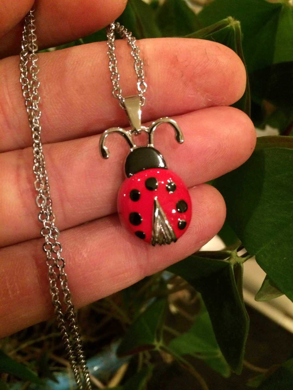 Ladybug cremation jewelry Clearance