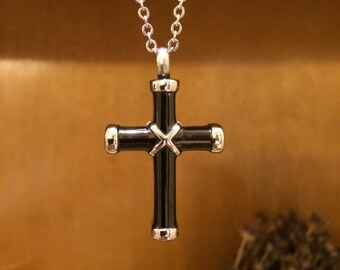 Irish Celtic Cross Cremation Jewelry Stainless Steel Cremation