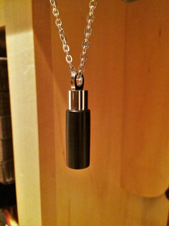Cremation Jewelry Stainless Steel & Ebony Wood Cremation Etsy