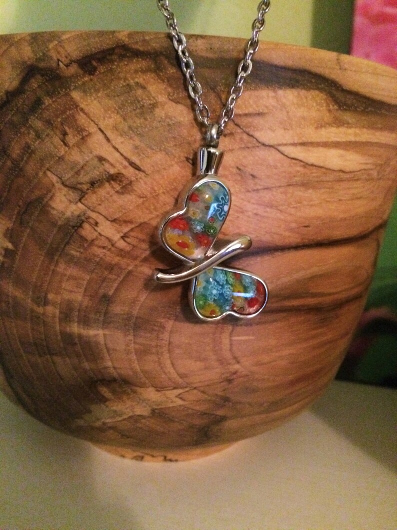 Butterfly Cremation Jewelry Silver Stainless Steel & Etsy