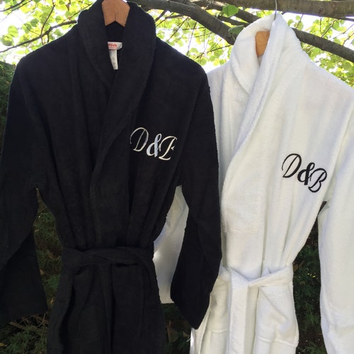 Personalized Embroidered Adult Robes/customized /turkish Terry Etsy